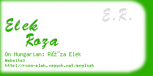 elek roza business card